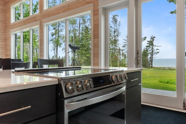 2960 W US-23 Hwy, Cheboygan, MI 49721 - sunroom / solarium with a water view