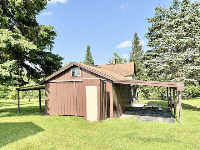 7770 Klein Rd, Hillman, MI 49746 - view of pole building with a yard