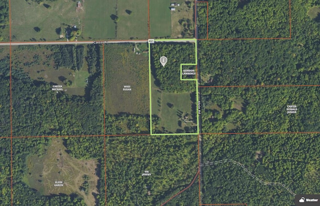 7770 Klein Rd, Hillman, MI 49746 - aerial view of property's location