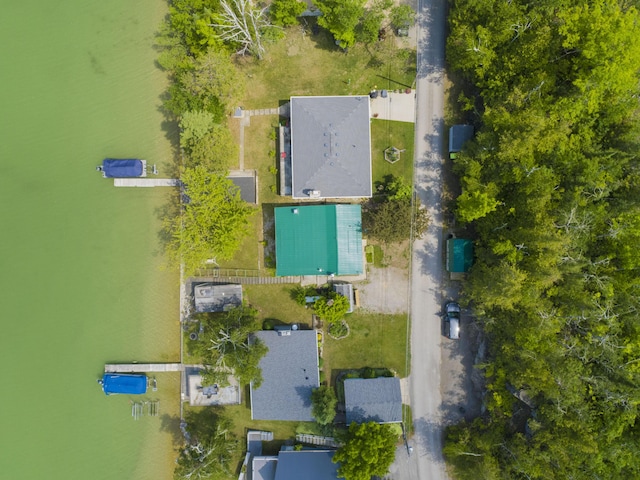 9319 Blue Horizon Rd, Presque Isle, MI 49777 - bird's eye view of a pool