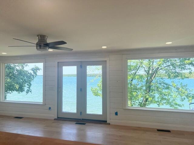 9319 Blue Horizon Rd, Presque Isle, MI 49777 - doorway featuring plenty of natural light and recessed lighting