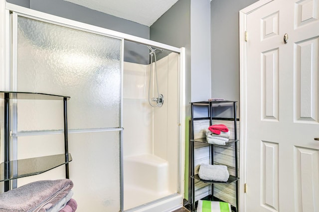 5514 N Bay Ct, Presque Isle, MI 49777 - full bathroom featuring a shower stall