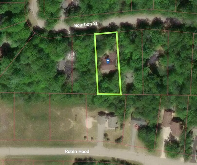 108 Bourbon St, Roscommon, MI 48653 - map of property location