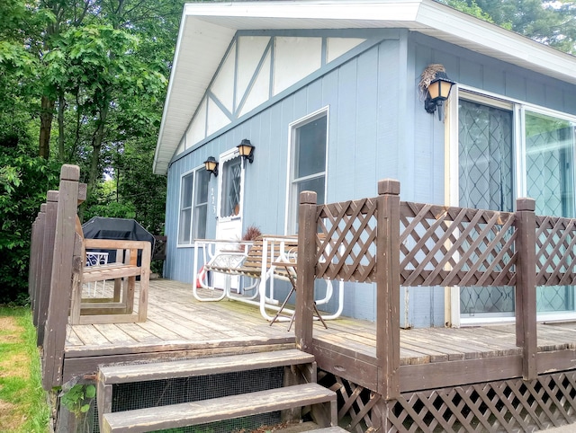 223 Mallard Ave, Houghton Lake, MI 48629 - view of deck