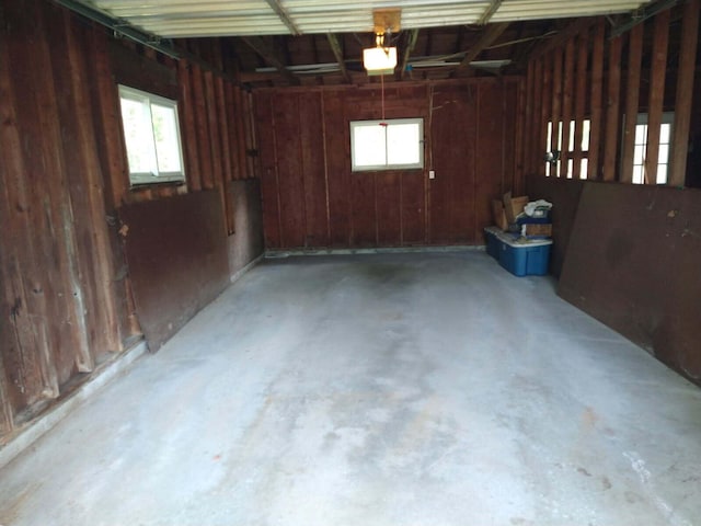 1427 E Lacomb Rd, Alpena, MI 49707 - garage with a garage door opener