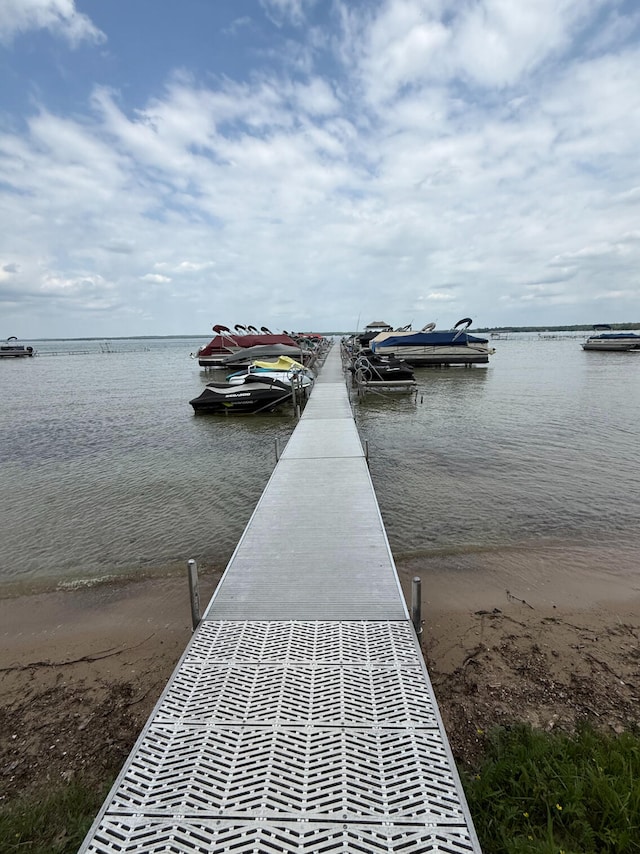 129 Ethel Dr, Roscommon, MI 48653 - dock with a water view