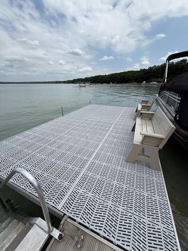 129 Ethel Dr, Roscommon, MI 48653 - dock area with a water view