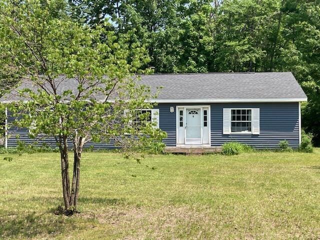 2966 Mitchell Dr, Cheboygan, MI 49721 - view of front of property with a front yard