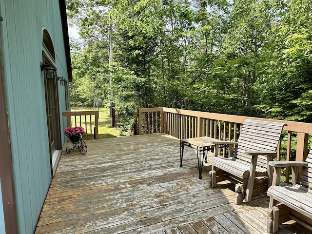 7984 US-23, Cheboygan, MI 49721 - view of wooden deck