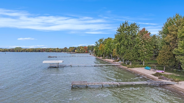 451 Gower Ln, Cheboygan, MI 49721 - dock area with a water view