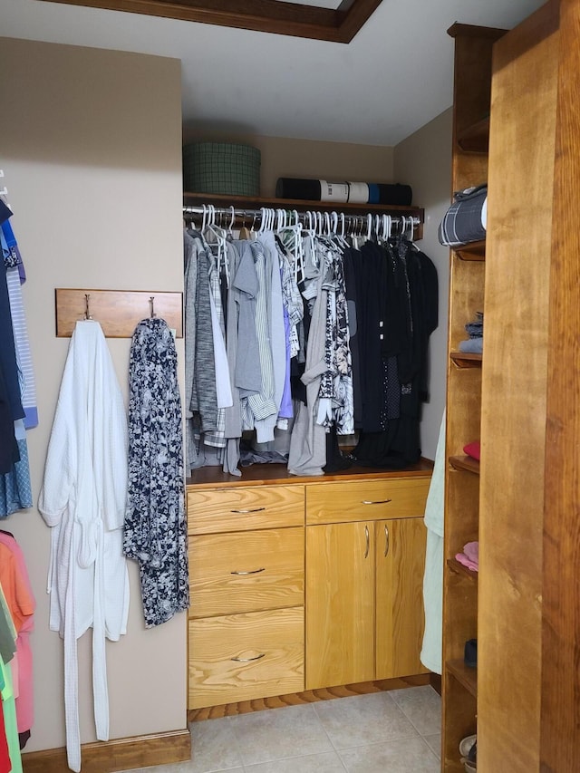 5825 Arawak Pass, Gaylord, MI 49735 - spacious closet with light tile patterned floors