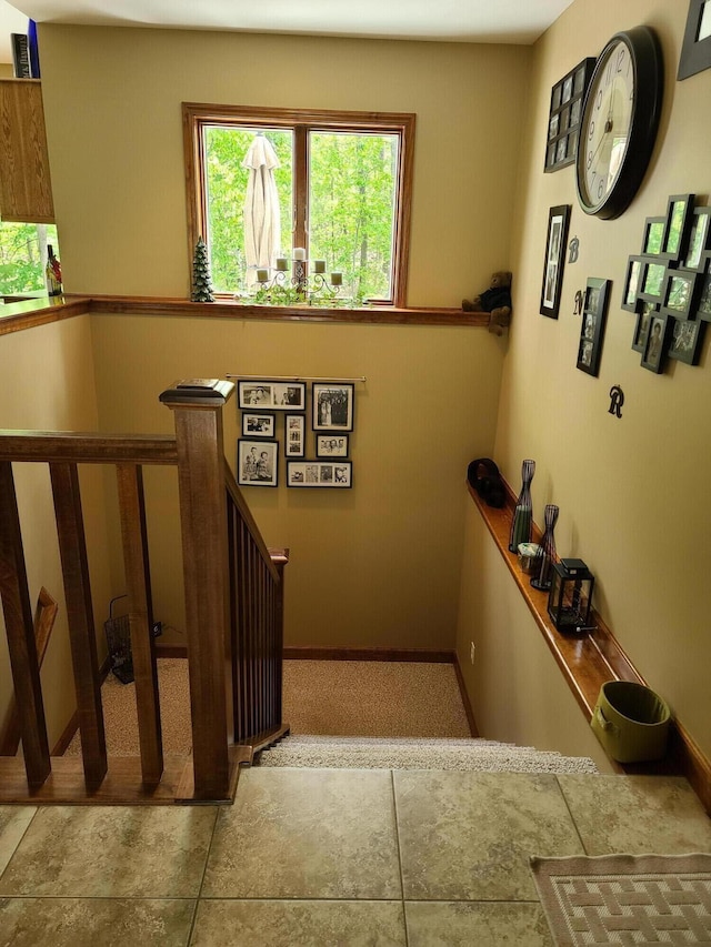 5825 Arawak Pass, Gaylord, MI 49735 - staircase with baseboards