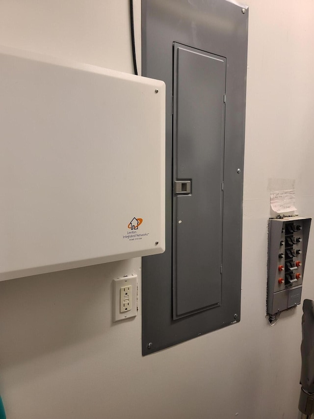 5825 Arawak Pass, Gaylord, MI 49735 - utility room featuring electric panel
