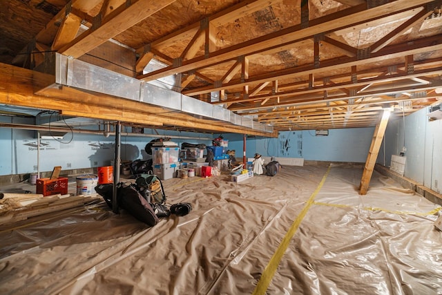 8934 Roberts Rd, Mancelona, MI 49659 - view of unfinished basement