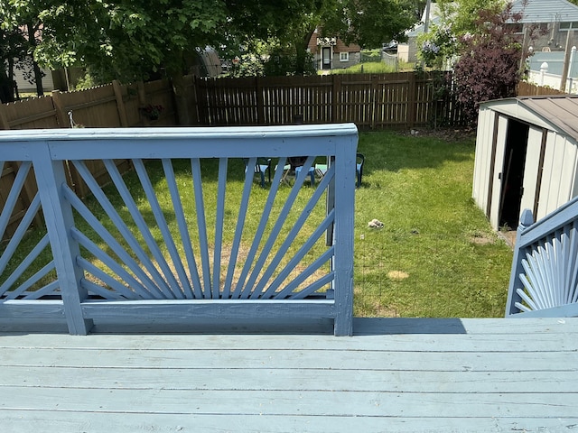 314 Sable St, Alpena, MI 49707 - wooden deck featuring a fenced backyard