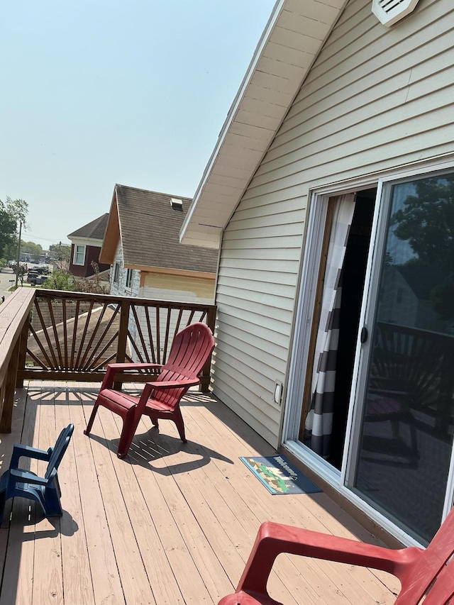 314 Sable St, Alpena, MI 49707 - view of wooden deck