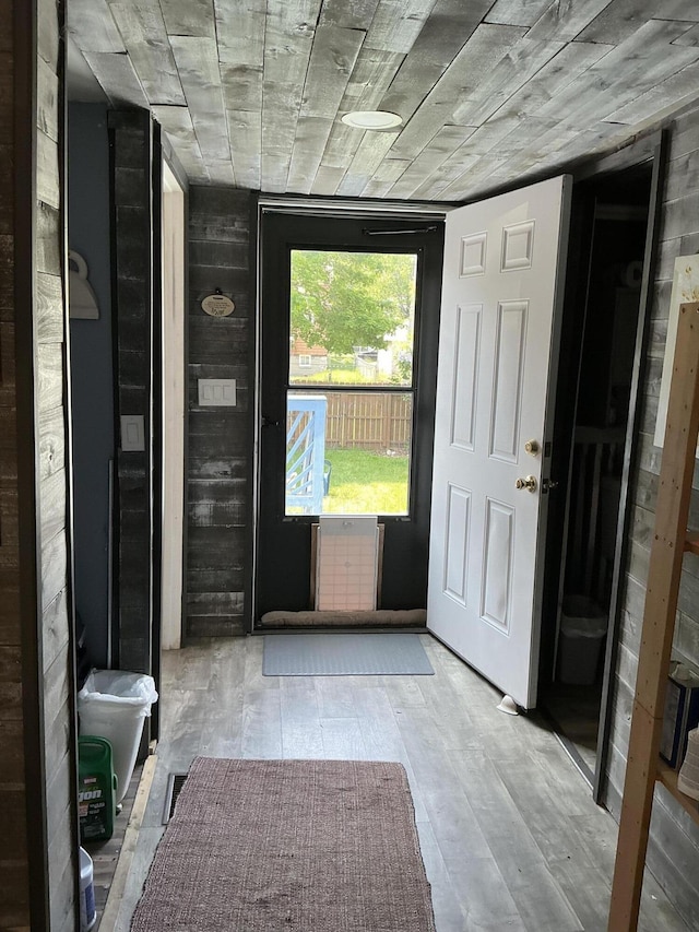 314 Sable St, Alpena, MI 49707 - foyer with light wood finished floors