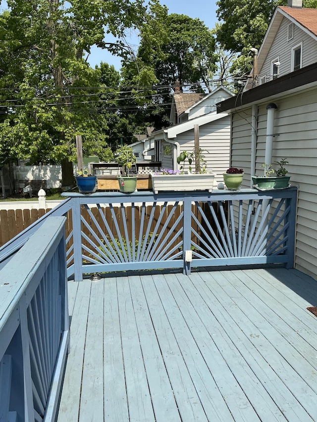 314 Sable St, Alpena, MI 49707 - view of wooden deck