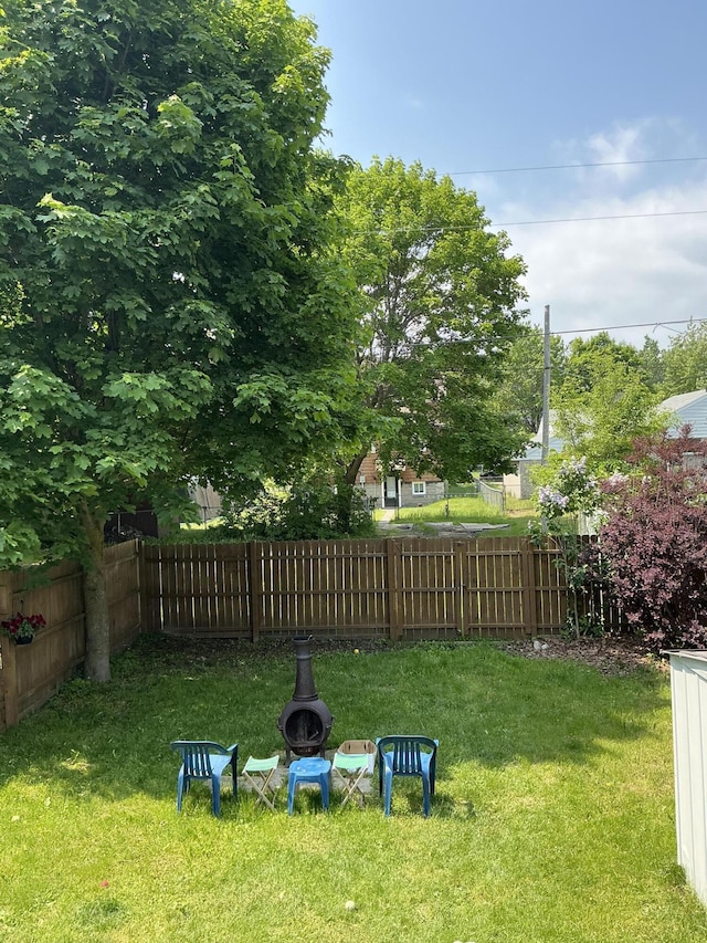 314 Sable St, Alpena, MI 49707 - view of yard
