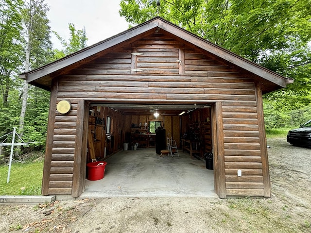 13333 S Black River Rd, Onaway, MI 49765 - view of detached garage