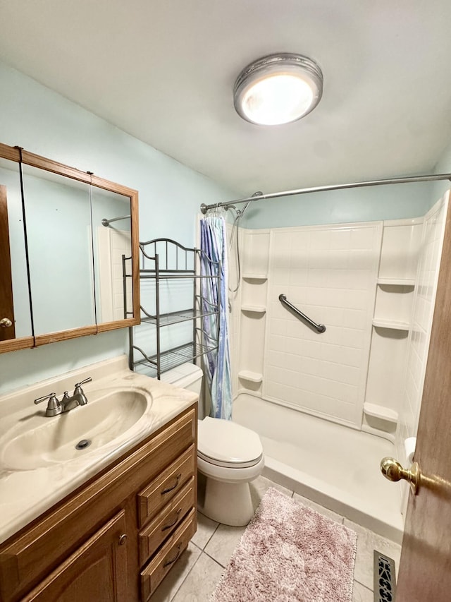 2833 S Horseshoe Trl, Grayling, MI 49738 - full bathroom featuring tile patterned flooring and vanity