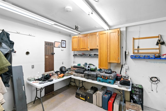 10134 Upper Mograin Rd, Cheboygan, MI 49721 - kitchen featuring concrete floors