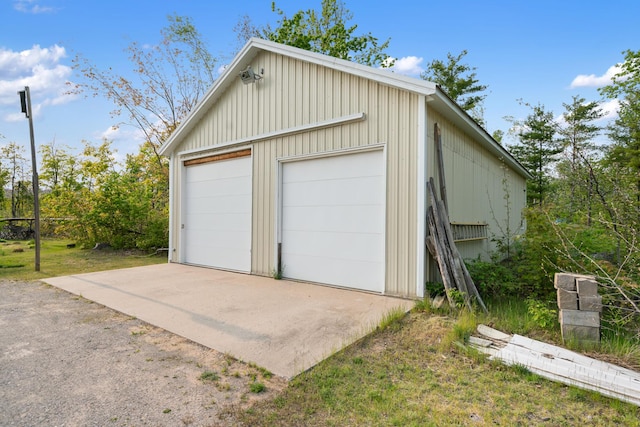 10134 Upper Mograin Rd, Cheboygan, MI 49721 - view of detached garage