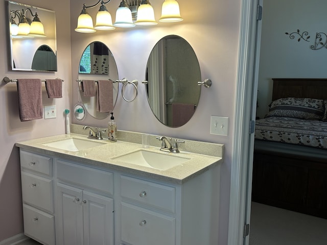 2131 Big Buck Dr, Lewiston, MI 49756 - ensuite bathroom with double vanity