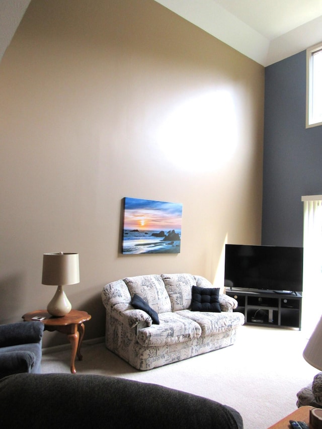 201 White Deer Trl, Prudenville, MI 48651 - living room featuring carpet floors