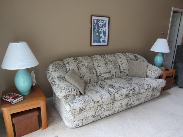 201 White Deer Trl, Prudenville, MI 48651 - living room with carpet floors