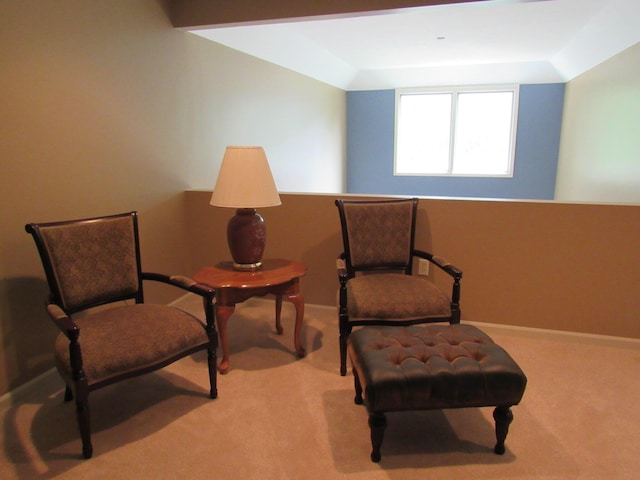 201 White Deer Trl, Prudenville, MI 48651 - sitting room with carpet and baseboards