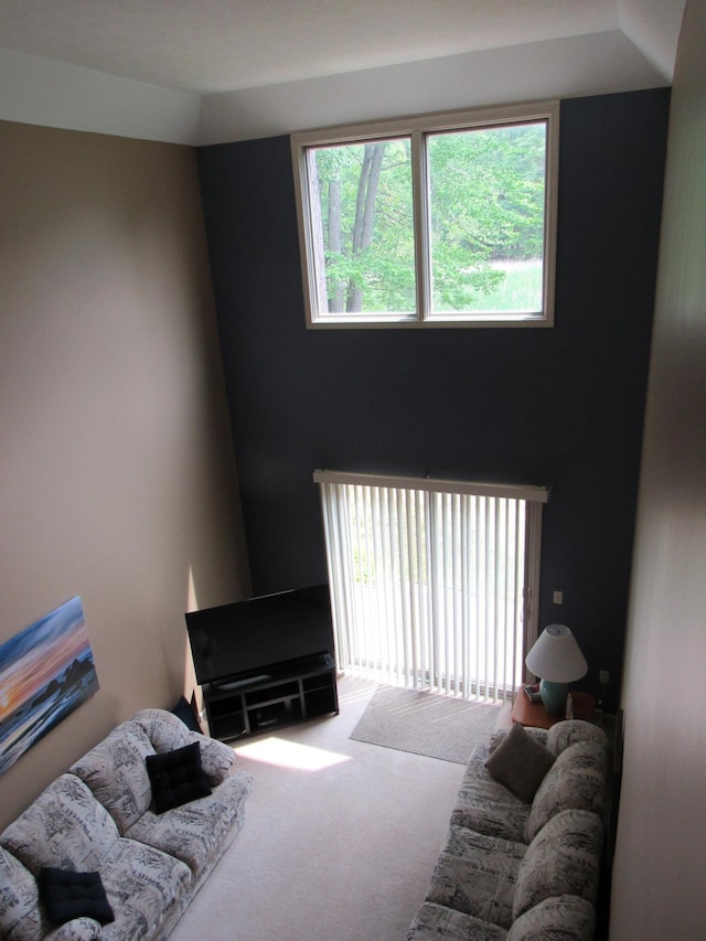 201 White Deer Trl, Prudenville, MI 48651 - living area with carpet floors