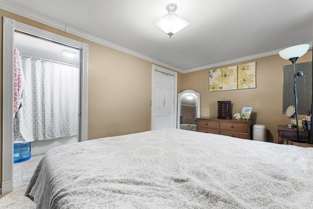 1655 Arrowhead Trl, West Branch, MI 48661 - bedroom with crown molding