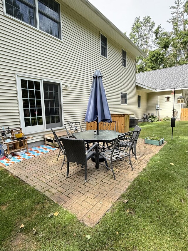 2176 Deepwoods Dr, Gaylord, MI 49735 - view of patio with outdoor dining space