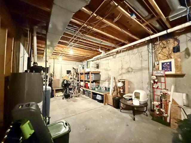 2176 Deepwoods Dr, Gaylord, MI 49735 - view of unfinished below grade area