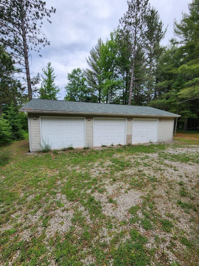 7451 June Ave, Saint Helen, MI 48656 - view of detached garage