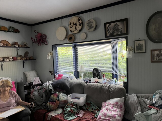 215 W Lake St, Petoskey, MI 49770 - living area with ornamental molding