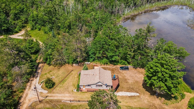 1960 Highbank Trl, Lewiston, MI 49756 - aerial view of property and surrounding area with a large body of water