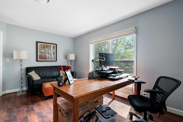 9660 Richardson Rd, Cheboygan, MI 49721 - office space featuring dark wood finished floors