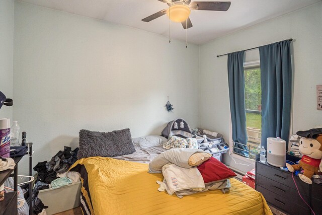 6304 Old 27, Vanderbilt, MI 49795 - bedroom with ceiling fan