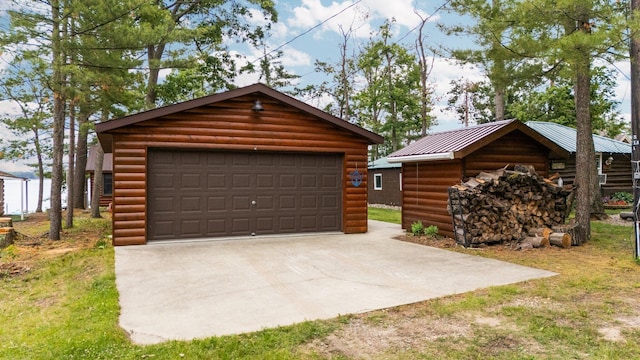 2061 Dreamers Ln, Lewiston, MI 49756 - view of detached garage