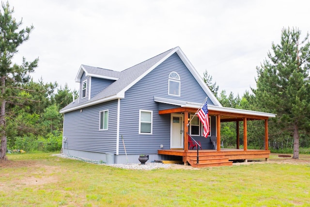 4696 Glacial Field Dr, Elmira, MI 49730 - view of front facade with a front lawn