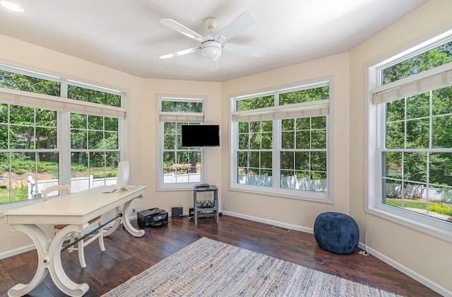 118 Frisco Dr, Houghton Lake, MI 48629 - sunroom / solarium featuring healthy amount of natural light