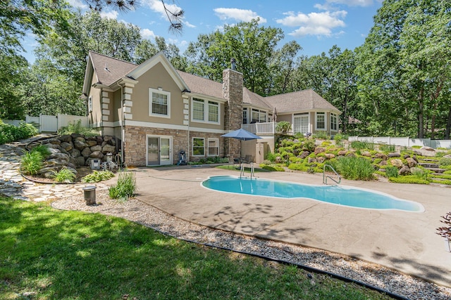 118 Frisco Dr, Houghton Lake, MI 48629 - view of swimming pool featuring a patio