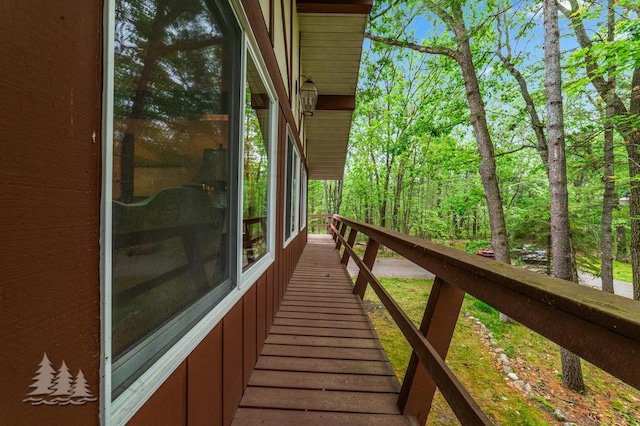 2801 Cobb Rd, Lewiston, MI 49756 - view of wooden deck