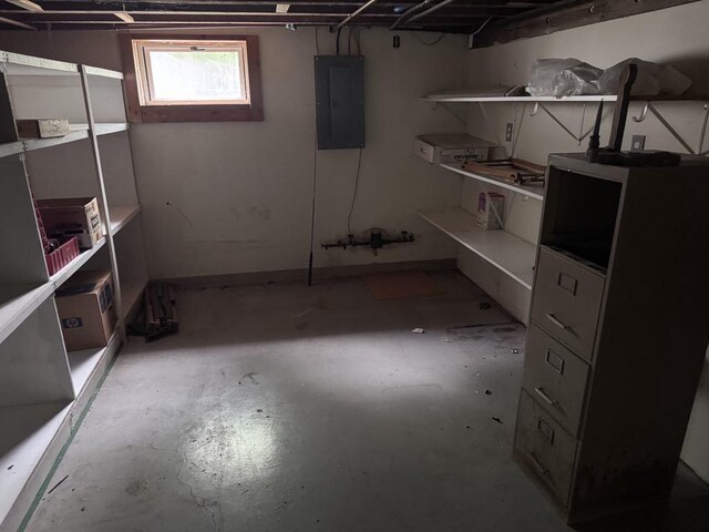 3011 Piper Rd, Alpena, MI 49707 - basement featuring electric panel
