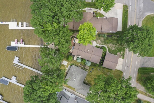 802 Houghton View Dr, Prudenville, MI 48651 - bird's eye view