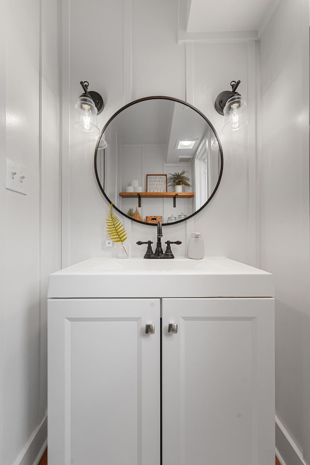 802 Houghton View Dr, Prudenville, MI 48651 - bathroom with vanity