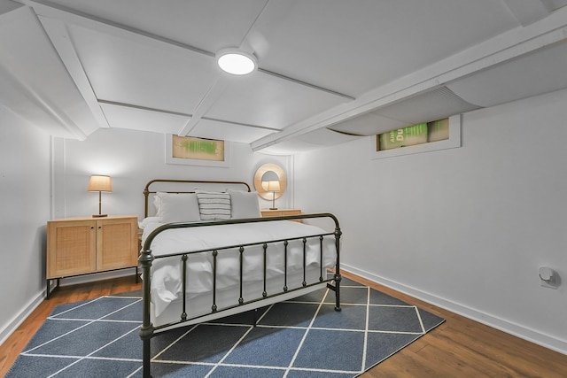 802 Houghton View Dr, Prudenville, MI 48651 - bedroom with wood finished floors and baseboards