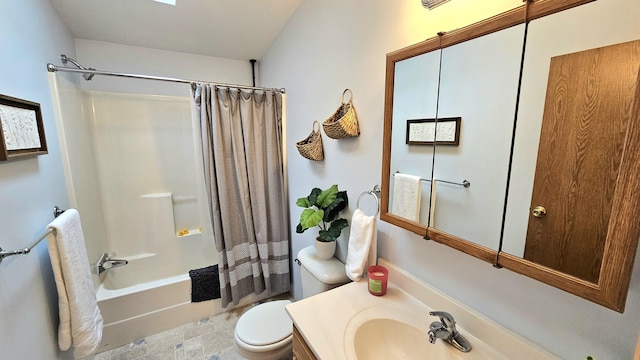 7717 Weiss Rd, Alpena, MI 49707 - full bathroom with vanity and shower / tub combo
